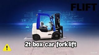 FLIFT Short Wheelbase Diesel Forklift: Cushioned Tires, Maximum Maneuverability in Tight Spaces!