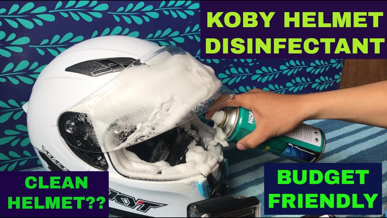 HELMET CLEANER AND DISINFECTANT YouTube