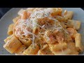 How to Make SUPER Creamy Cajun Shrimp Pasta | Homemade Carrot Sauce