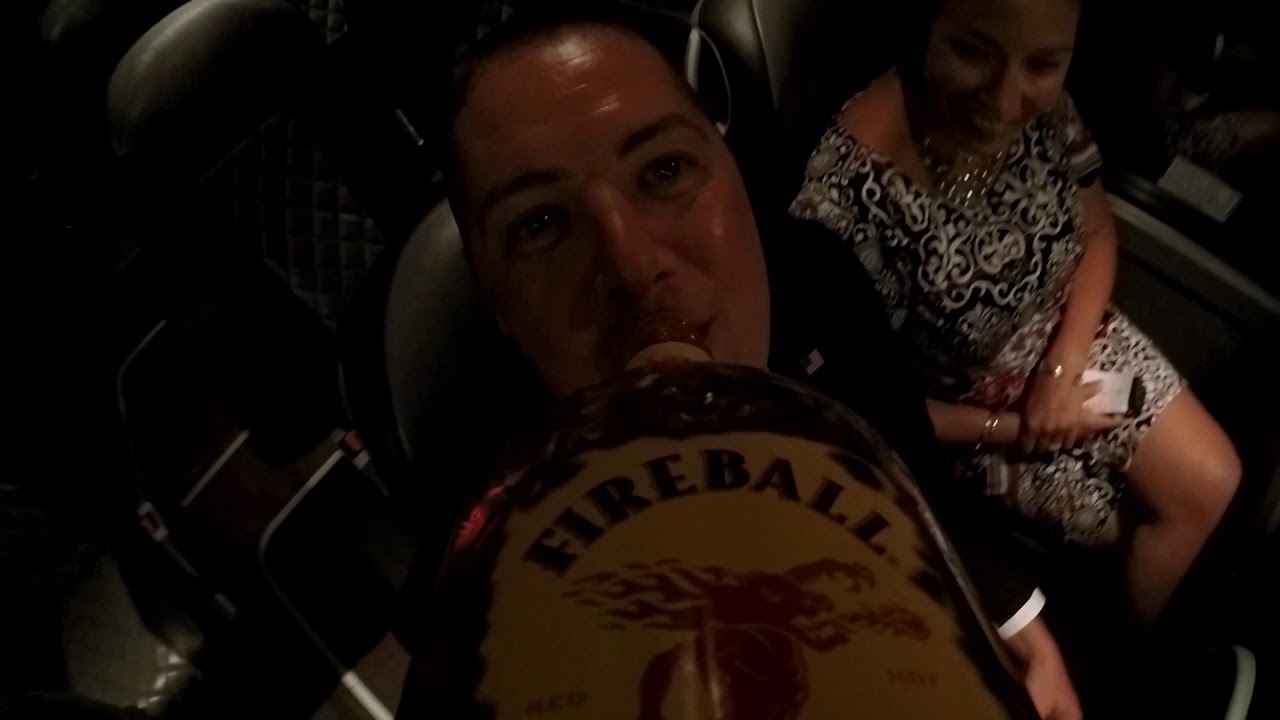 Fireball shot cam GoPro HERO5 attached to a bottle of fireball