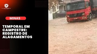 Temporal em Campestre: registro de alagamentos