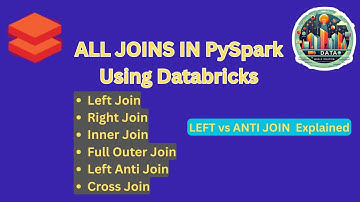 Master Joins in PySpark | Databricks Hands-On Tutorial | Left, Right, Inner, Full, Anti & Cross Join