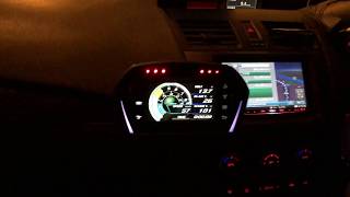 Defi Sports Display F シーケンシャルインジケーター動作サンプル