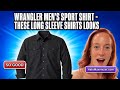 Wrangler Men's Sport Shirt - These Long Sleeve Shirts Looks Great