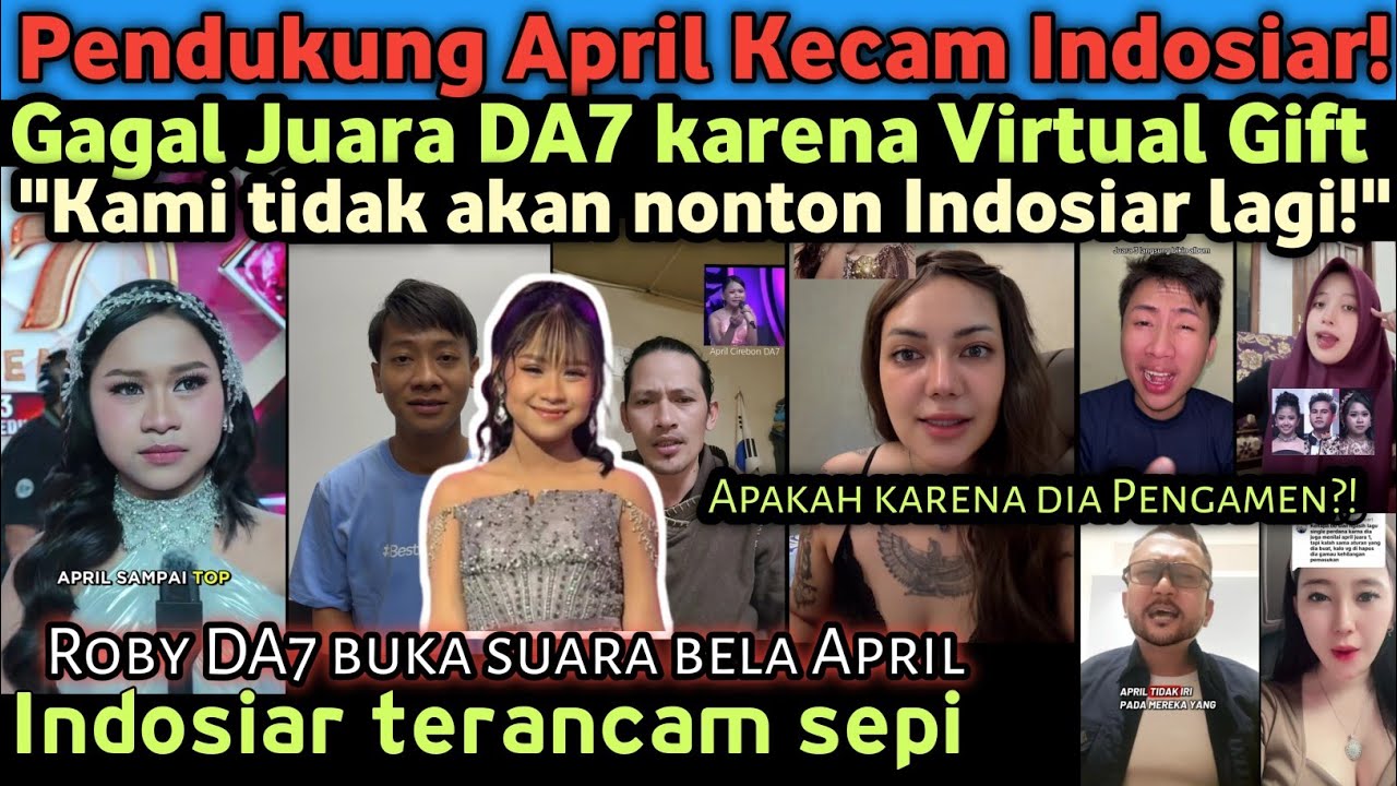 Fans April Ngamuk! Anc4m boik0t Indosiar gegara April gagal juara karena sistem Virtual Gift