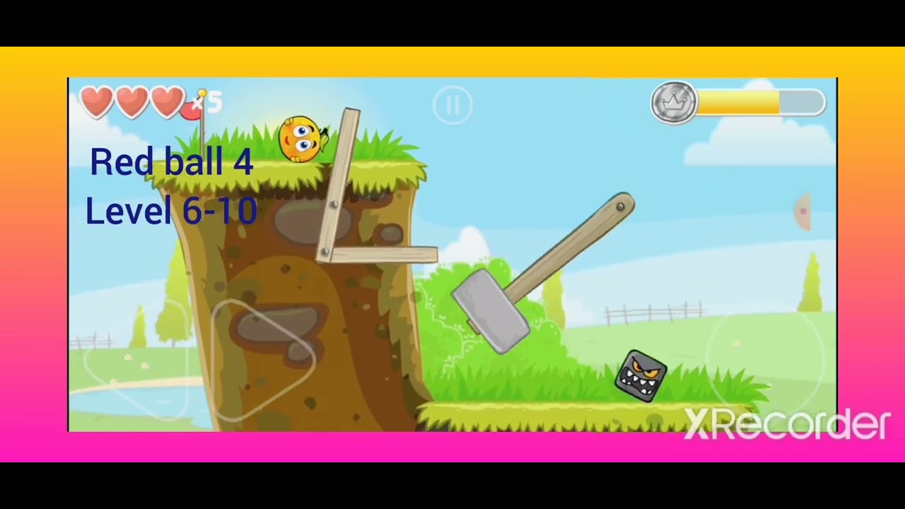 red ball 4 level 610 APK game YouTube