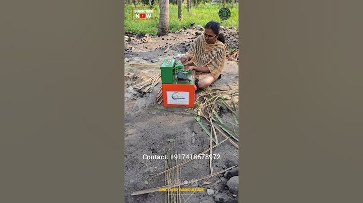 Coconut Broom Sticks Making Machine