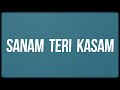 Sanam Teri Kasam Lyrics Himesh Reshammiya Ankit Tiwari Palak Muchhal 