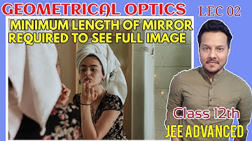 MINIMUM LENGTH OF MIRROR TO SEE FULL IMAGE OF MAN | | RAY OPTICS | LEC 02 | 12TH | NEET & JEE ( ADV)