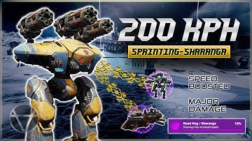 Sharanga Sprints at 200 KPH – Insane Titan Gameplay | War Robots