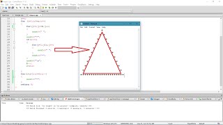 Pattern Printing || c++ || Star Triangle screenshot 4