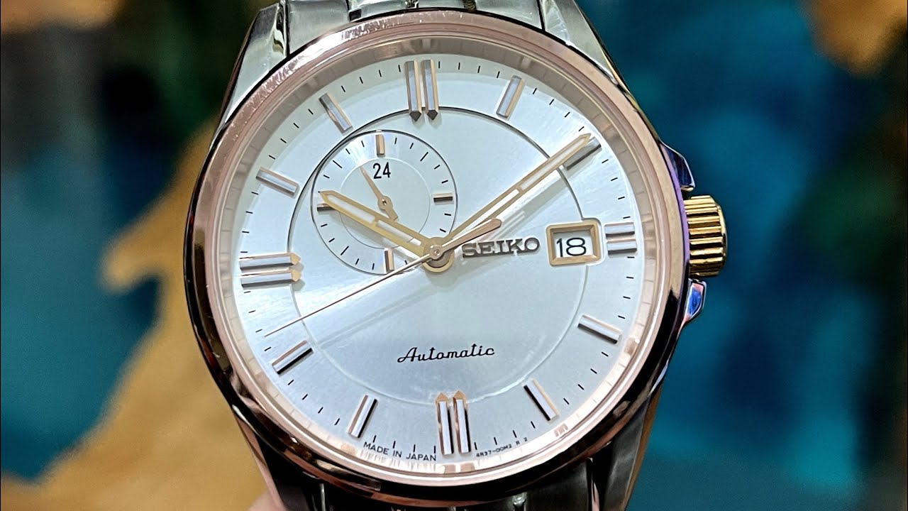 Đồng hồ Seiko Automatic 4R37-00P0 Made in Japan | Review đồng hồ nhật |  Quang Lâm. - YouTube