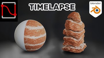 Nodevember Day 8 Layered Timelapse - Blender Vector Displacement