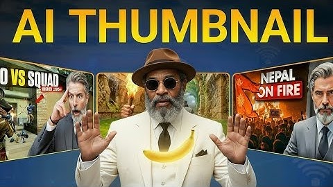 How to Make professional Thumbnail with Nano Banana 🍌 AI 