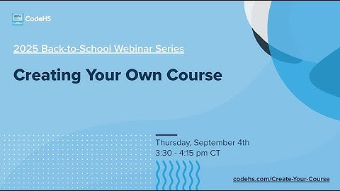Creating Your own Course