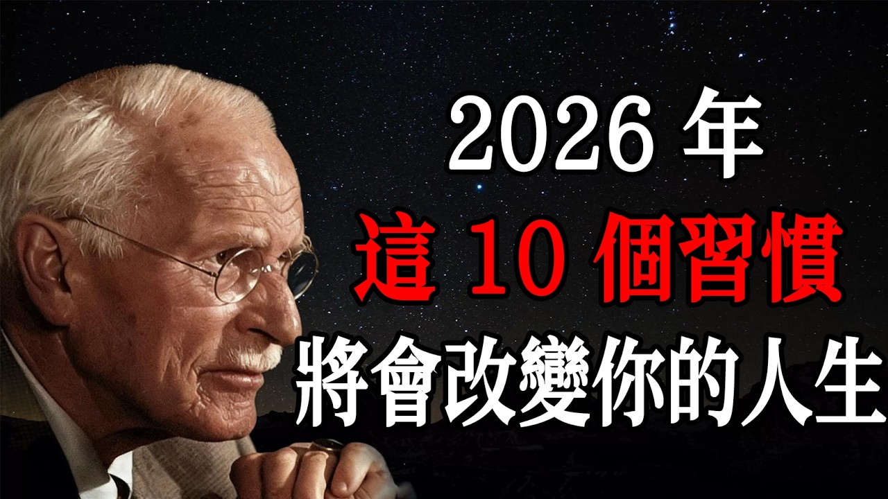 2026 年這 10 個習慣，將會改變你的人生- 卡爾・榮格