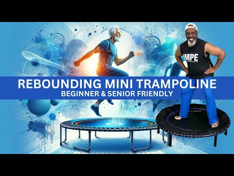 21-Minute Health Walk Bounce Rebounding: Mini Trampoline Workout for Beginners & Seniors