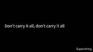 the decemberists · don't carry it all (karaoke version)