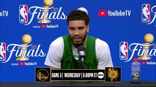 Jayson Tatum on balancing fatherhood and basketball, and being a role model for fathers.