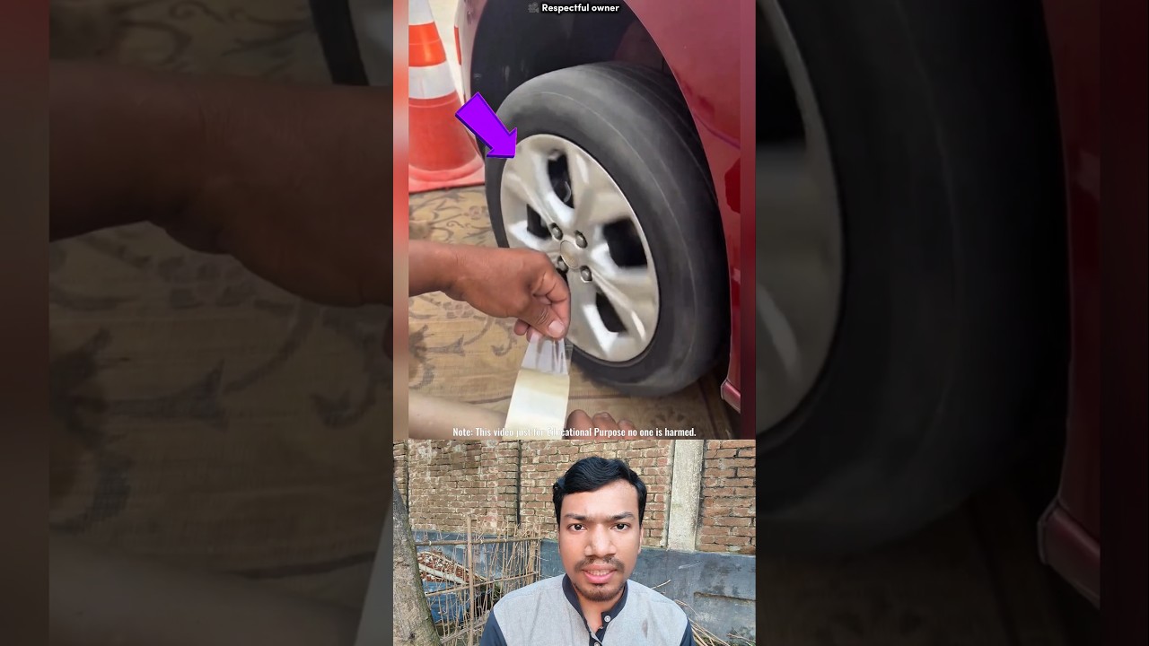 Clever Tire Fix Idea 😮