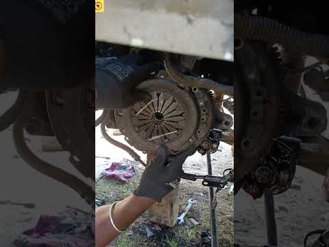 Best way to set clutch plate if you don't have anything to center then you can center clutch plate o