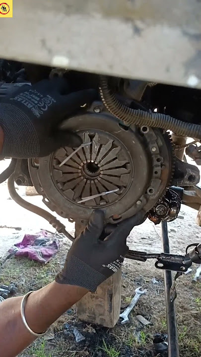 Best way to set clutch plate if you don't have anything to center then you can center clutch plate o