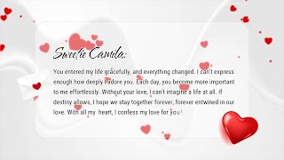 Free Valentine's Day Greeting Card Love Letter Messages Video Template (Customizable) - FlexClip screenshot 4