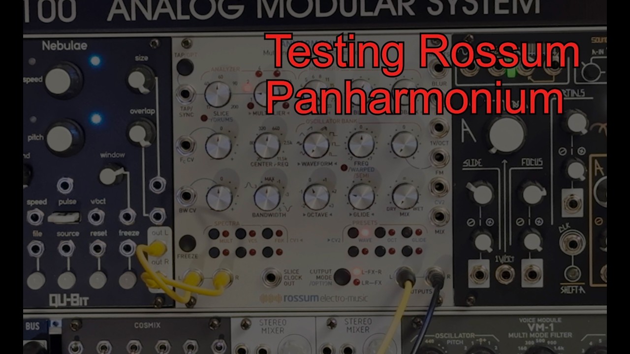 Rossum Electro-Music Panharmonium Mutating Spectral Resynthesizer
