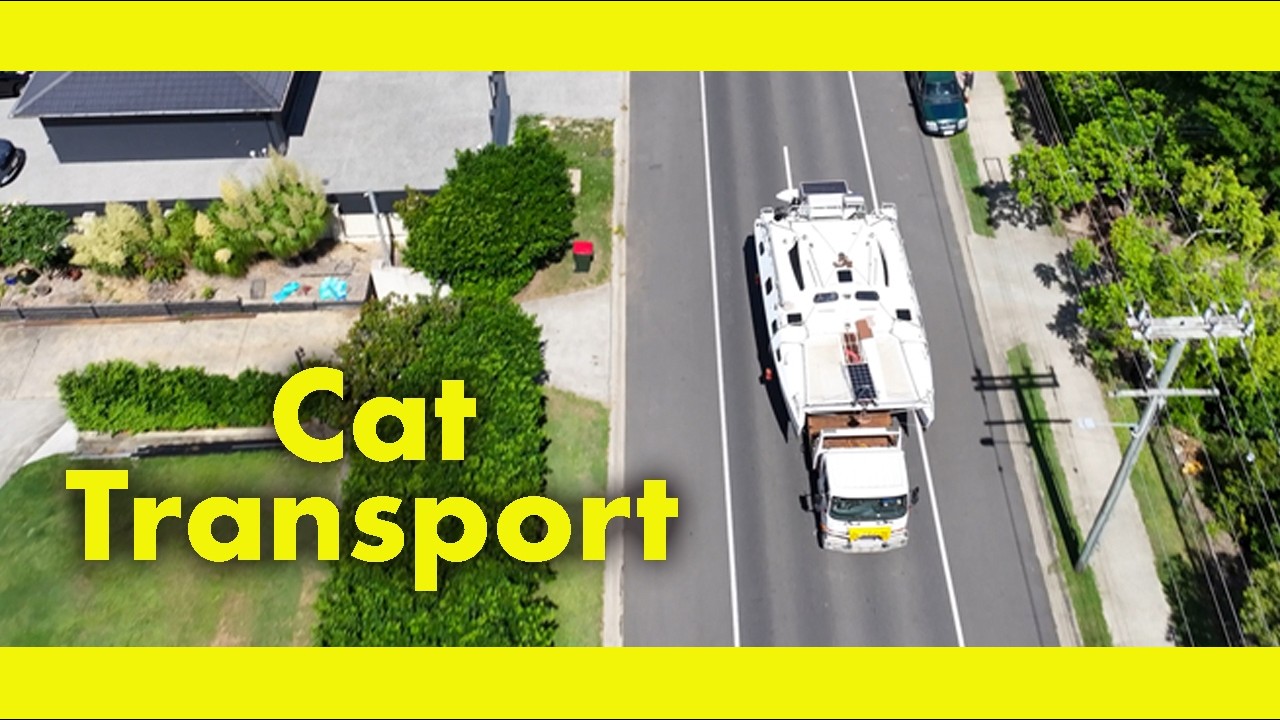 ⁣How to CHEAPLY transport a 10m Catamaran. (Ep 318)