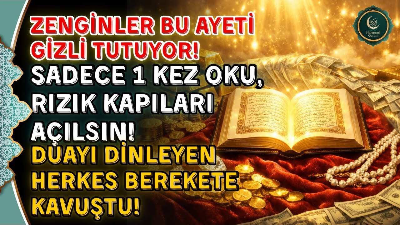 Bu Ayetle Zenginlik Kapılarını Aç! Tek Sefer Dinle, Bereket Yağmurunu Gör!