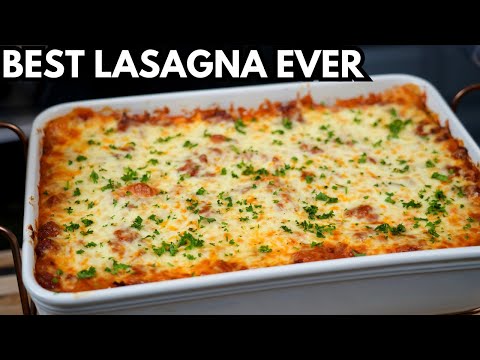 The Ultimate Comfort Food Recipe - How To Make Irresistible Lasagna