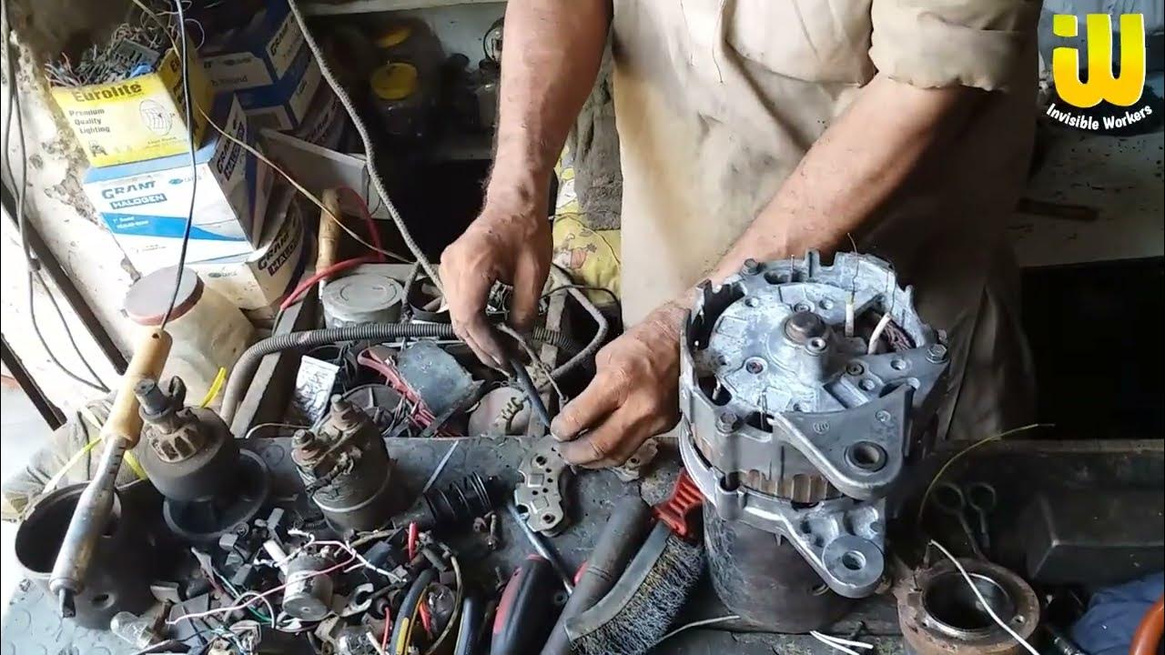 Restoration Of Electric Alternator How To Repair Generator YouTube