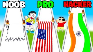 Shinchan And Nobita Run For Flag 😂😍|| Funny Game Flag Painting || Shinchan And Nobita Game screenshot 5