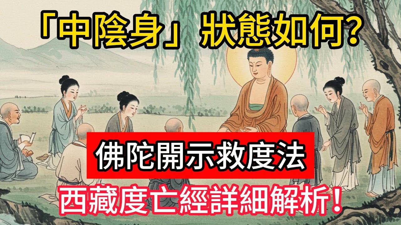 「中陰身」狀態如何？佛陀開示救度法，西藏度亡經詳細解析！#佛學 #正能量 #菩提解脫道 #佛教文化 #佛教故事 #人生感悟