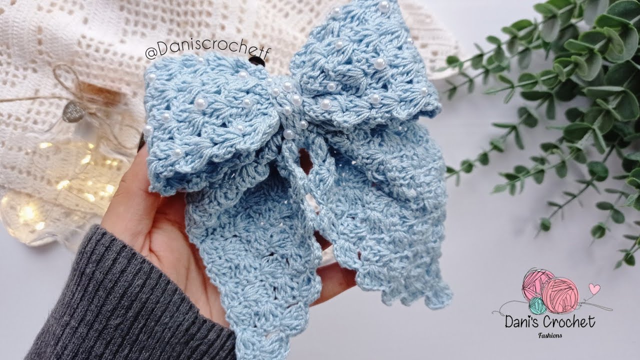 NUEVO modelo de moño/lazo 🎀 a crochet| nuevo patrón facil 🎀
