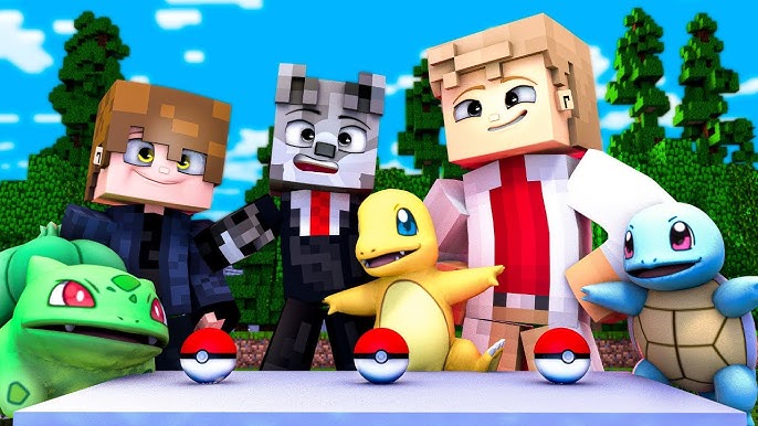 Minecraft : Pokemon X Y - GANHAMOS NOVOS POKEMON INICIAL COM MEGA