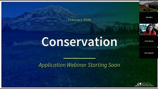 Application Webinar 2026 - Conservation