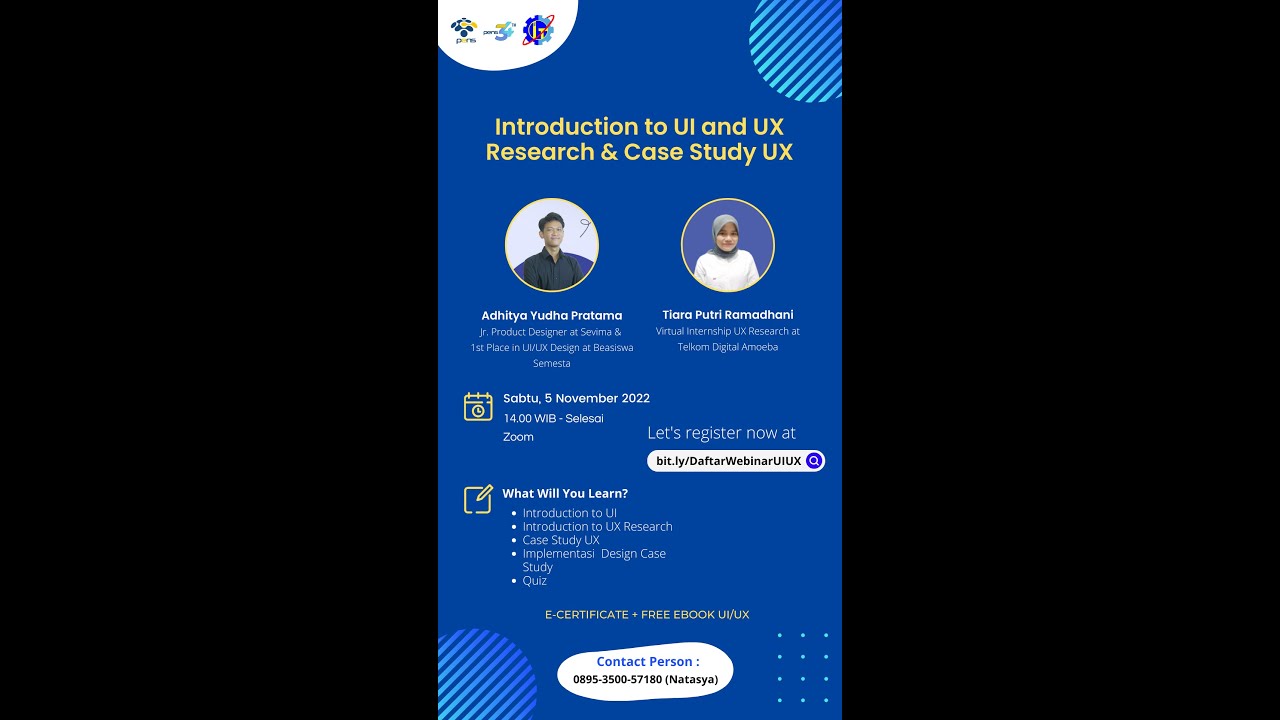 Webinar Introduction to UI and UX Research & Case Study UX - YouTube