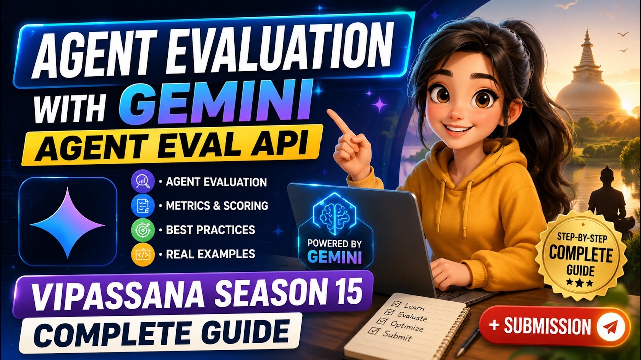 Agent Evaluation with Gemini Agent Eval API Vipassana Season 15 ...