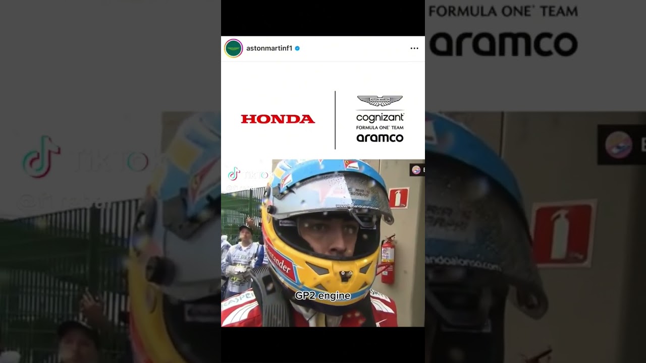 Alonso con gp2 engine