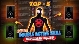 { DOUBLE ACTIVE SKILL } Best Combination for Clash Squad Rank