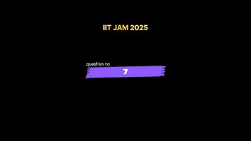 IIT JAM 2025 | Linear algebra #iitjam2025 #matrix