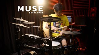 PUN Ft. DAVII - MUSE | Electronic Drum cover | Beammusic