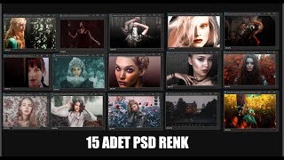 15 Adet Ücretsiz Psd Renk