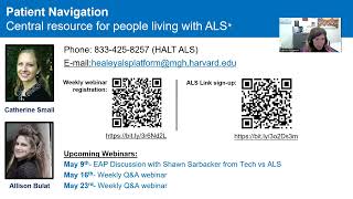 HEALEY ALS Platform Trial Webinar: May 2, 2024 | Mass General Hospital