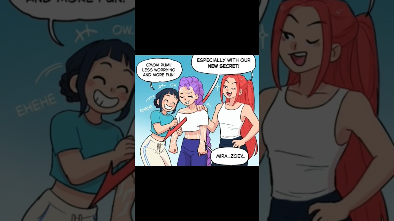 SECRET 💜 KPOP DEMON HUNTERS COMIC DUB  