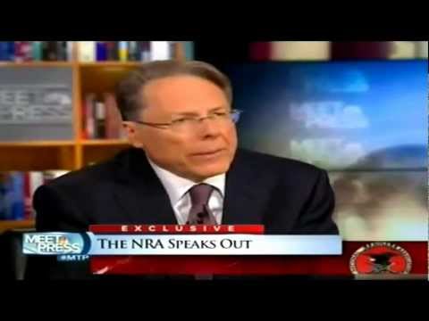 NRA chief Wayne LaPierre on NBC's Meet The Press