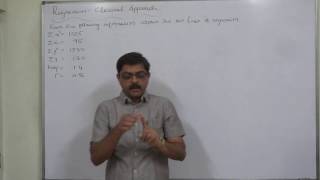 Regression - 32 To find 'n' and lines of regression