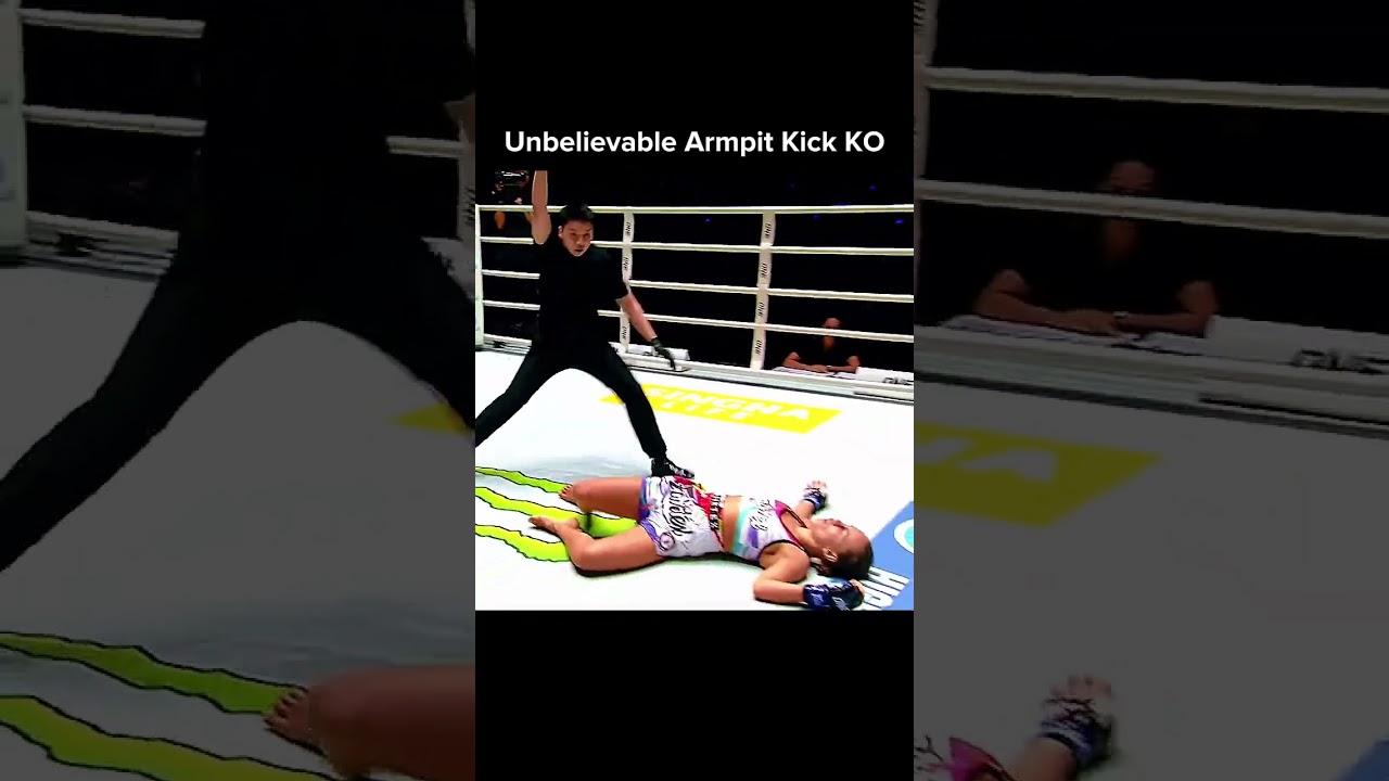 🫨 Unbelievable armpit kick KO 