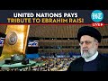 Live  un general assembly pays tribute to late iranian president ebrahim raisi us boycotts event